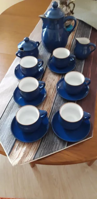 Friesland Germany Ceracron Kaffeeservice blau