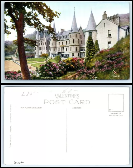 SCOTLAND / UK Postcard - Trossachs Hotel, ART View B24