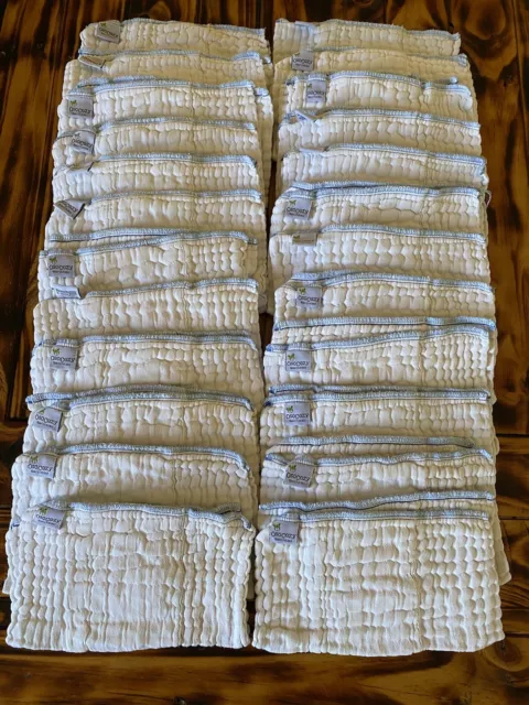 OsoCozy prefold cloth diapers, size 1 (7-15 lbs)