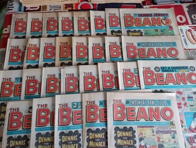 Job Lot Of 29 Beano Comics From 1985