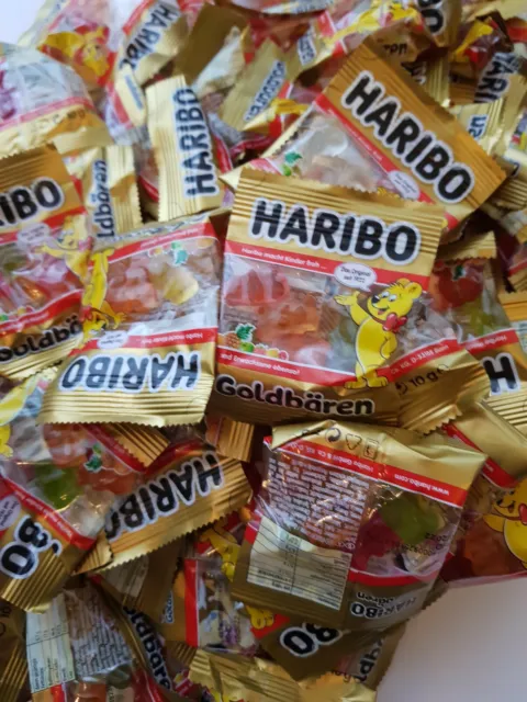 (8,45€/1kg)Haribo Goldbären-300 Stück-Minibeutel-Wurfmaterial-Give Away-Karneval