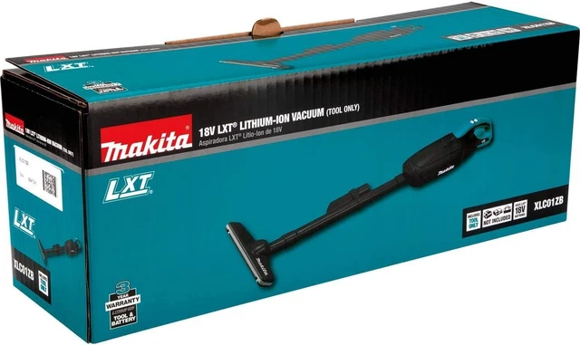 Makita XLC01ZB 18-Volt 35-Cfm LXT Lithium-Ion Cordless Vacuum -  WARRANTY