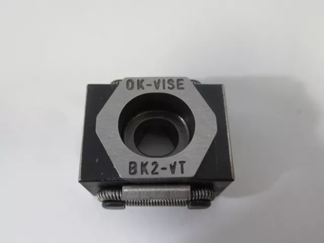 Ok-Vise BK2-VT Serrated Jaw Edge Clamp 25kN 44Nm 29mm M8x20 NOP