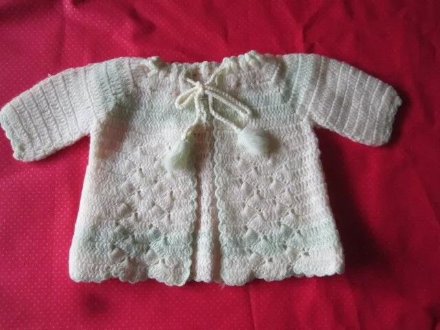 Vintage Baby Infant Doll Sweater & Boot  CRADLE KNIT Japan 100% Nylon Photo Prop 2