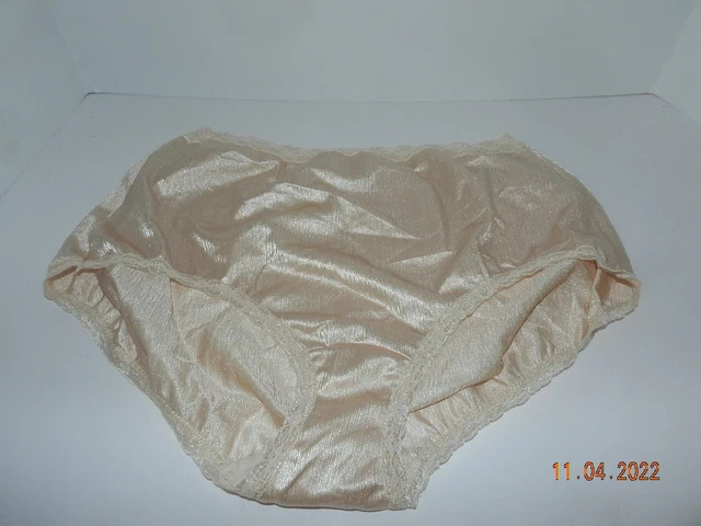 Warners shine on Beige panties size 6 55125