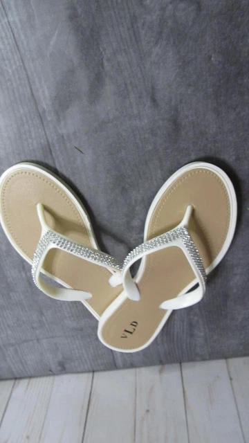 VLD Flip Flop Diamond White 11 Wedding Honeymoon