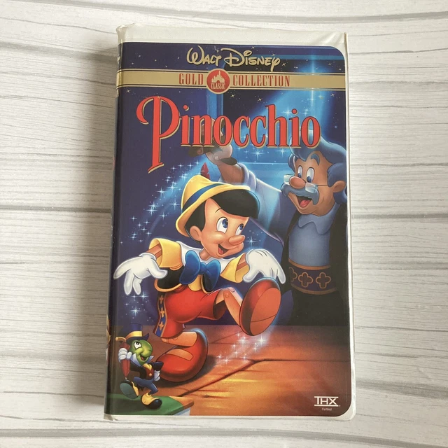 Walt Disney Pinocchio VHS, 1999 Classic Gold Addition 60th Anniversary Addition