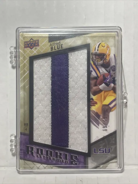 2014 Upper Deck Alfred Blue /75 Rookie Patch Auto RC LSU TIGERS Letter Patch