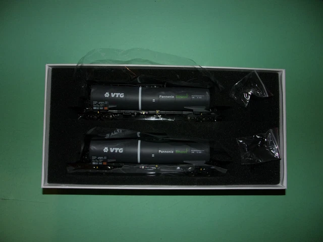 Coffret 2 Wagons-citernes VTG Pannonia Ethanol - B-MODELS VB-81082 - NEUF