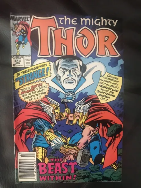 The Mighty Thor #413 VOL 1 MARVEL DR. Strange Newsstand marvel comic