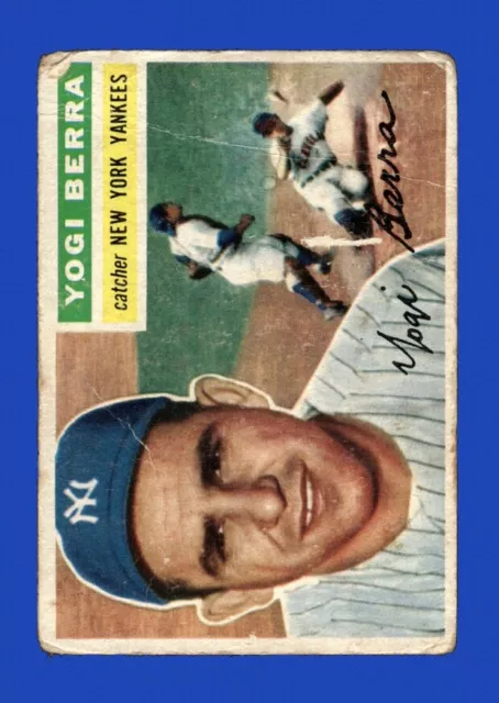 1956 Topps Set-Break #110 Yogi Berra LOW GRADE (crease) *GMCARDS*