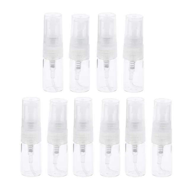 10 Stück 2 ml Leer Glas Parfüm Sprühflasche Leer Zerstäuber Sprühflasche