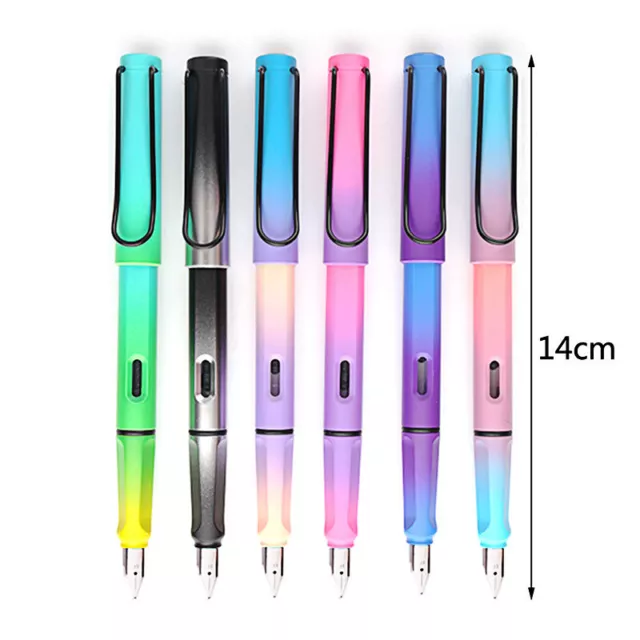 Fountain Pen Fashion Popular Plastic Colorful Classic Business Gift Ink