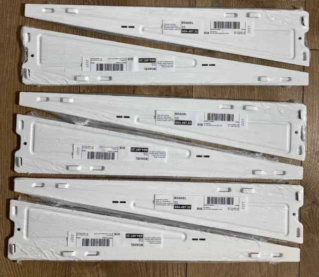 Set of 6 IKEA Boaxel  15 ¾" Bracket for Storage System, 604.487.33 same day ship
