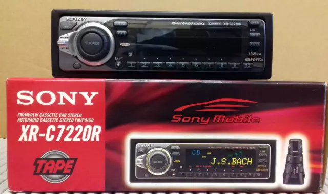 Sony xr-c650 rw Façade Autoradio dolby b nr 40wx4 rds eon md/cd