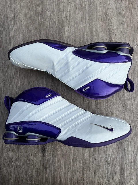 2002 VINTAGE NIKE Shox Basketball Zoom Air Supremacy Mens Size 18 White Blue 30.00 PicClick