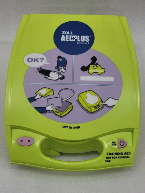 ZOLL AED PLUS TRAINER2 Training Device with Remote and Pads 8008-0050-05