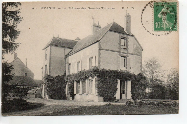 SEZANNE - Marne - CPA 51 - le Chateau des grande Tuileries