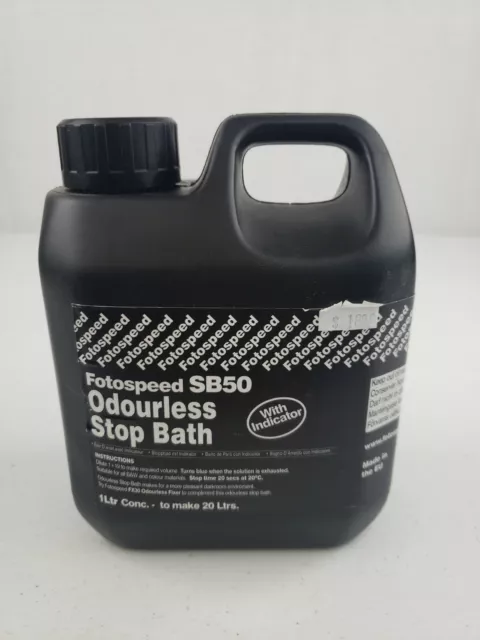 NUEVO DE LOTE ANTIGUO FOTOSPEED SB50 baño de parada inodoro con indicador 1 litro Conc fabrica 20 litros