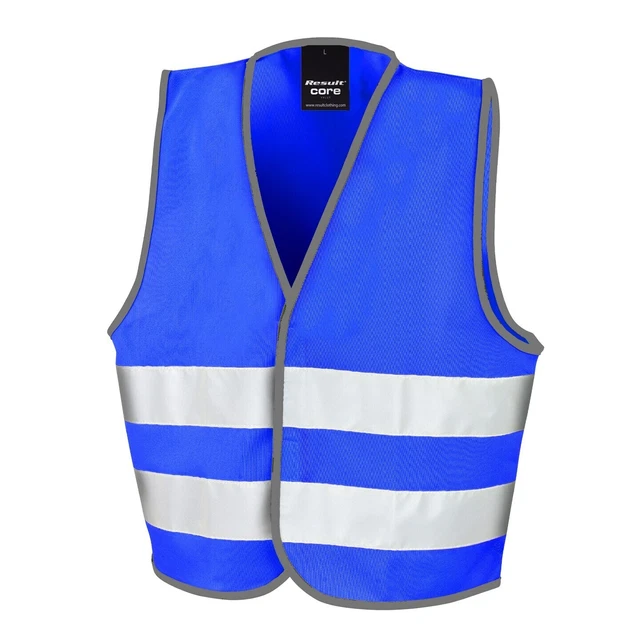 SAFE-GUARD by Result Childrens/Kids Core Enhanced Hi-Vis / 7-9 Years Royal Blue