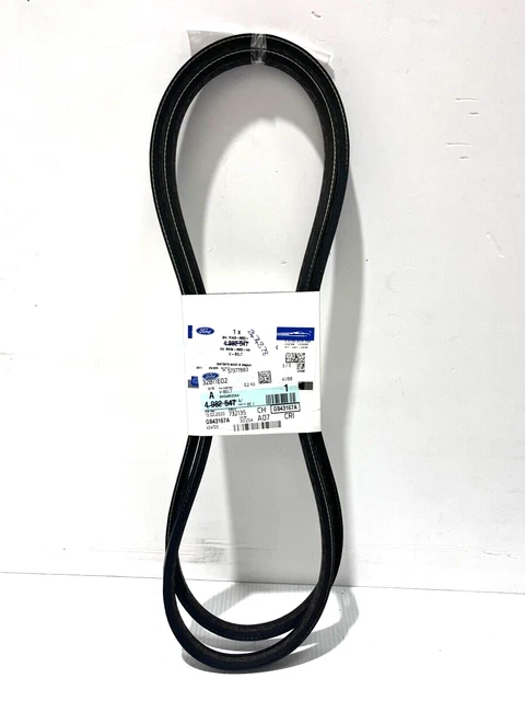 Genuine Ford Serpentine Belt – Ranger 3.2L T6 2012–2018 – Multi-V Drive Belt, OE Part AB39-6C-301CB