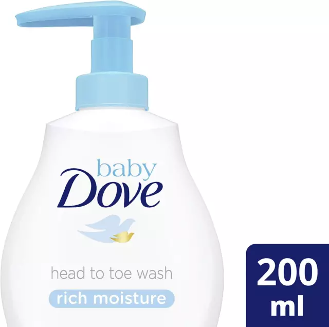 Baby Dove Rich Moisture Head to Toe Wash, 200ml 3