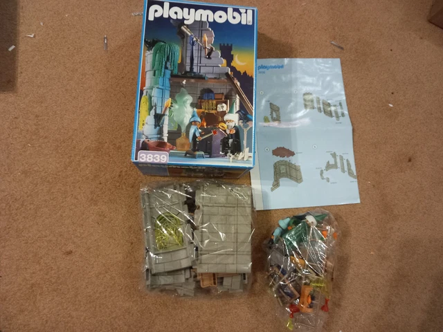 PLAYMOBIL 3839 Boutique Du Magicien – Extension Châteaux 3666/3667/3665, Occasion