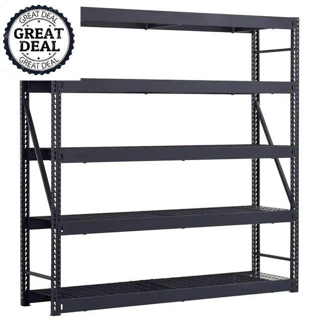 5TIER INDUSTRIAL DUTY Steel Freestanding Garage Storage Shelving Unit