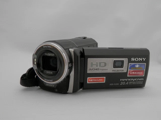 SONY HDR-PJ590V Camcorder Handycam Video 64GB Black from Japan