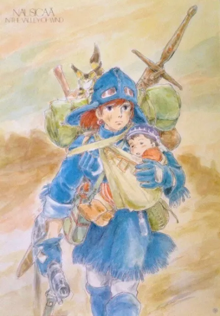 Studio Ghibli Poster : Nausicaä of the Valley of the Wind 風の谷のナウシカ new