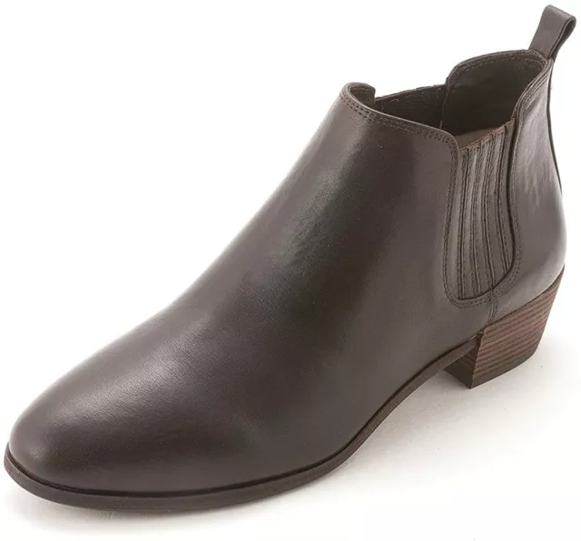 Michael Michael Kors Women's Shaw Flat Bootie Leather, Dark Chocolate Size:7 M