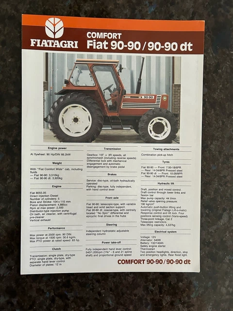 Miniature Tracteur Britains - Fiat 90.90dt - Neuf