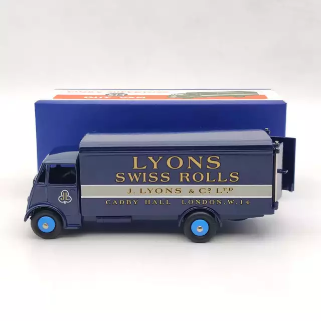 Atlas Dinky 514 Supertoys GUY Van LYONS SWISS ROLLS Truck Blue Diecast Models