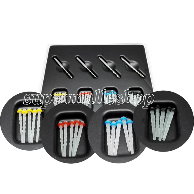 1 Box Dental Fiber Set 20 pcs Fiber Post & 4 Drills Dentist Product Hot Super