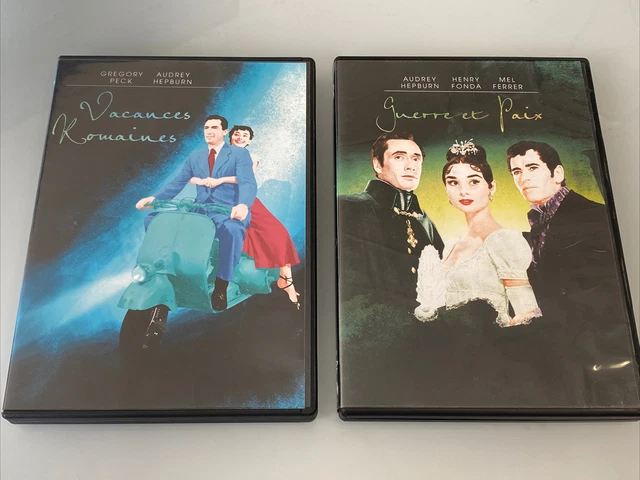 Vacances Romaines + Guerre Et Paix Lot De 2 Dvd Avec Audrey Hepburn France