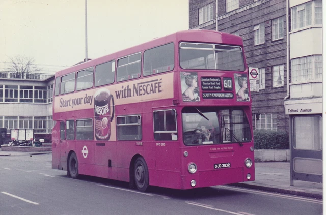 LONDON BUS PHOTO - DMS2383 (TH) route 60 £0.50 - PicClick UK