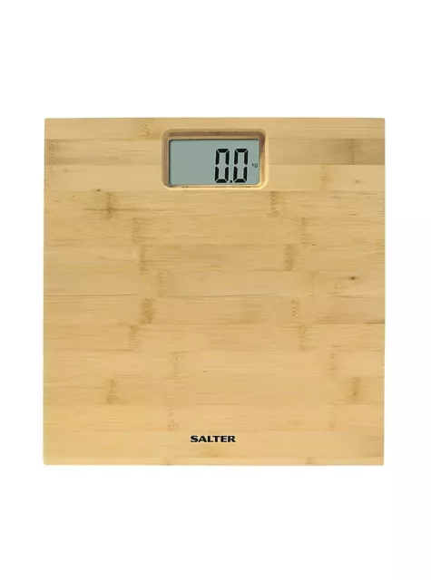 Salter Bamboo Electronic Bathroom Scale