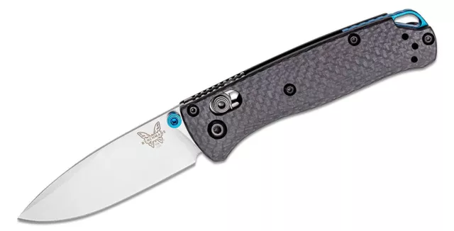 Benchmade Mini Bugout AXIS Folding Knife 2.82" S90V Satin Plain Blade