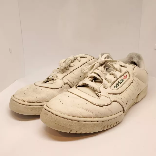 Adidas Yeezy Powerphase Calabasas Og Men's Sz 10 cq1693 Off White/Cream Beaters