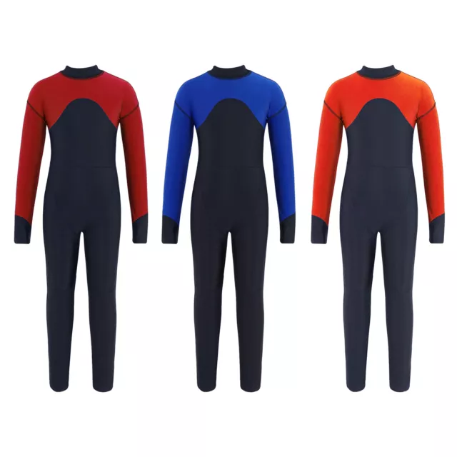 Kid Boys Girl Wetsuit Rash Guard Bathing Suit UV 50+ Sun Safe Swimsuit Swimwear