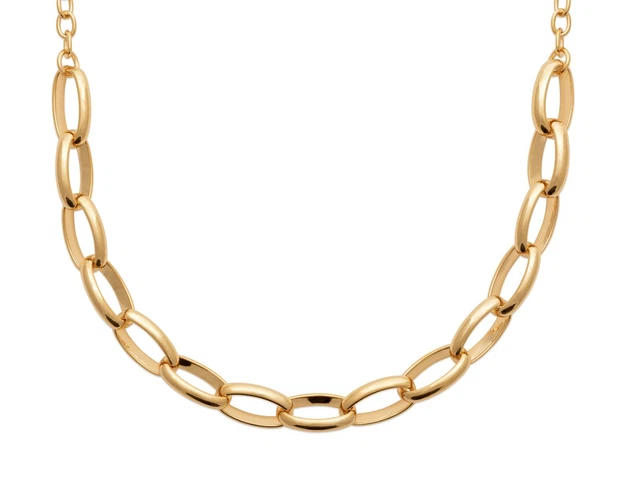 Bracelet plaqué or 18 carats maille fantaisie Influences