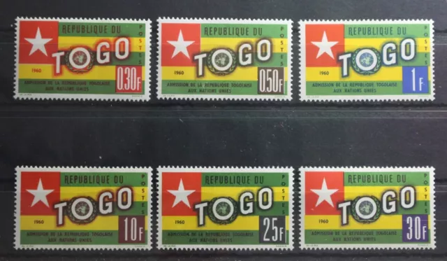 Togo 298-303 postfrisch #TS074