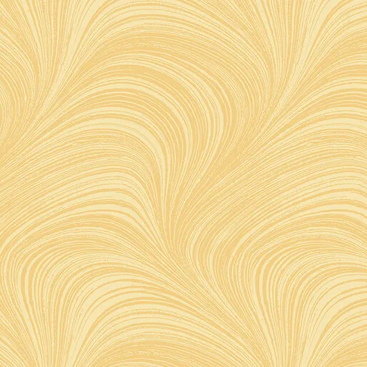 Wave Texture Yellow(30) Quilt Backing Fabric, 275cm wide, 100% Cotton PER METER