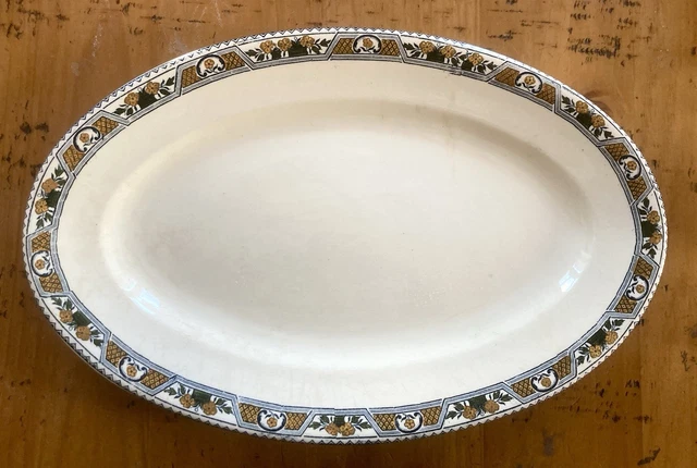 Ancien Plat Ovale En Aluminium Tournus Unis France - Longueur 32 Cm