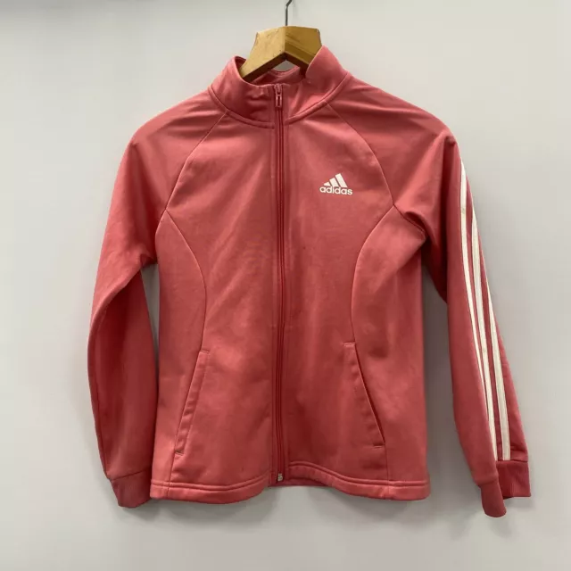 Adidas Girls Track Jacket 11-12 Years Pink 525130