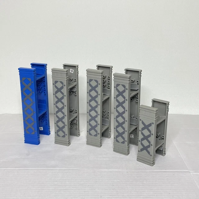 Plastic Bridge Pier Risers for Thomas Brio All Brands Wooden Tracks Lot of 5