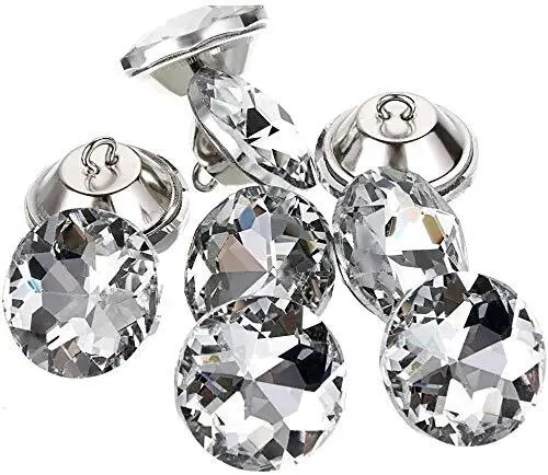 60 Stück Strass Kristall Diamant Knöpfe für Kleidung Sofa Polster Kopfteil De...