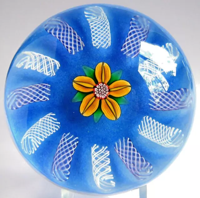 Briefbeschwerer Paperweight PAUL YSART Flower Head, Harland Years