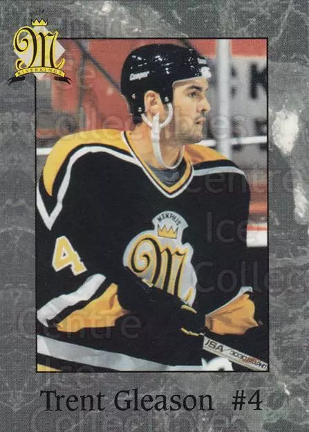 Memphis Riverkings 1995-96 Hockey Card Checklist at