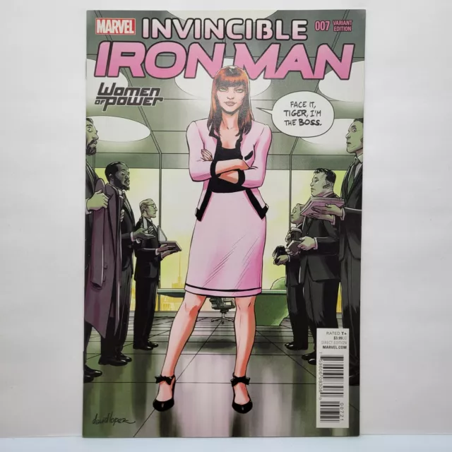 Invincible Iron Man 7 Kate  Niemczyk Women Of Power Cover 2016 Riri Williams